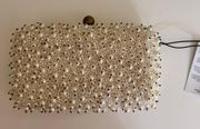 Pearl Beaded Embellished Clutch