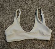 H&M White Bikini Top