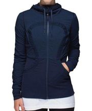 Lululemon  Womens Dance Studio Reversible Athletic III Jacket Size 4 Inwell Blue