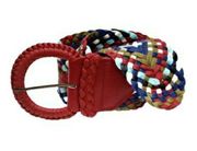 Forever 21 Multi Colored Woven Fabric Belt