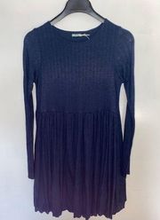 Kimchi Blue navy sweater dress - size small