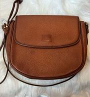 Burberry vintage brown crossbody bag w/ coa