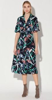 NWT WALTER BAKER Valencia Dress in Midnight Tulip / Size Large
