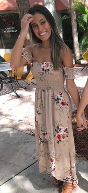 Floral High Low Dress