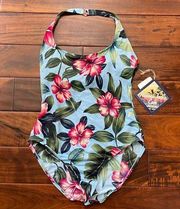 Havana Jack’s Cafe Hibiscus Swimsuit Size 16 NWT