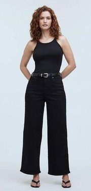 The Curvy Perfect Vintage Wide Leg Jean In Black Size 30 Tall