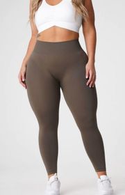 NVGTN Olive Solid Seamless Legging