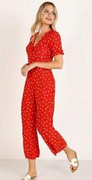 Faithful the Brand Jumpsuit Red