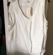 New Jean Paul Richard Layered Apron Ivory Top XL