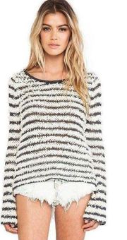 Free People Downy Stripe Pullover