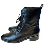 Högl Soho Lace Up Mid Calf Biker Combat Boots