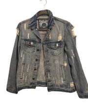 Jacket XS Denim Jacket  “I am the Light”