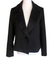 Karen Kane One Button Blazer Black Size 8 NWT