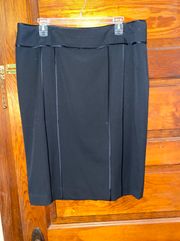 Black Career Pencil Skirt Size 14