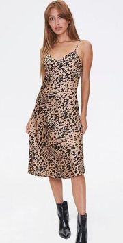 Forever 21 Cheetah Print Slip Dress. NWT. Size S.