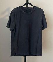 7 for All Mankind Black Tunic T-shirt Size Large