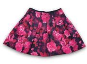 GAP Skirt Size 6 Women's Gap Pleated Skirt Floral Roses Rose Print Skater Skirt Women's Skirt Casual 