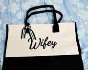 “Wifey” Canvas Tote bag