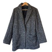 Mango Herringbone a oversized Boyfriend Jacket Coat