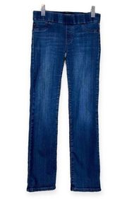 Liverpool The Straight Jeans Mid Rise Pull On Dark Wash Women’s Size 6/28