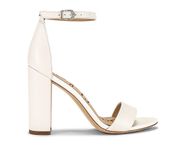 Sam Edelman White Yaro Block Heel