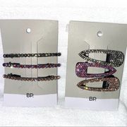 NEW BP Nordstrom Rhinestone Jewel Multi Hair Clips And Hair Pins Barrettes ~