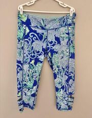 Lily Pulitzer Luxletic Weekender High Ride Cropped Leggings Size XL