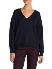 14th & Union Lace Trim V-Neck Pullover Sweater