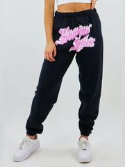 BOYS LIE HEAVEN SIGHS PINK/BLACK SWEATPANTS M XL