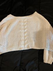 Cropped sweater