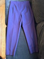 Burgundy For Saville Straight Leg Closure Zip Side. Fully Lined Sz 14