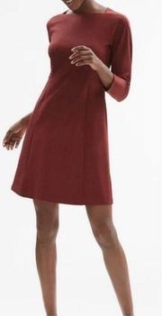 MM Lafleur The Jeanette Dress in Brick Red Size 6