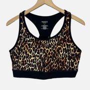 Torrid Active Womens Leopard Print Sports Bra Size 1X Athletic Activewear Gym