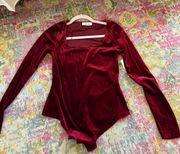 Red Velvet Bodysuit