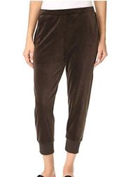 Vince Velour Joggers Brown