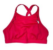 Athleta Red Underwire Sports Bra 34 B/C