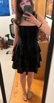 3 tiered black dresss