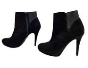 Thalia Sodi Briea Almond Toe Ankle Fashion Booties Black size 8.5