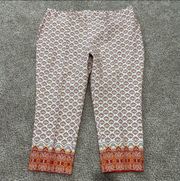 Women’s Size 26WP  Paisely Ankle Pants