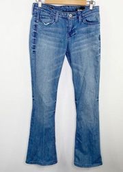 William Rast Belle Flare Light Wash Blue Denim Bootcut Jeans Women's Size 27
