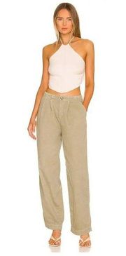 NWOT Free People X Abby Chinosage - Light Willow Pant