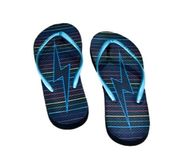 Chaser Rainbow Lightening Bolt Flip Flops