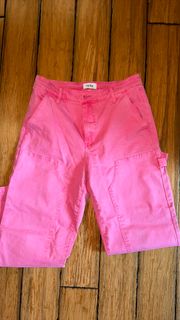 Pink Cargo Jeans