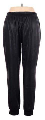 Faux Leather Joggers