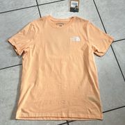 NWT The North Face Box NSE‎ Tee Apricot Ice