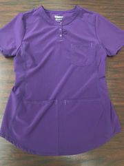 Supreme Stretch Eggplant Scrub Top Size X-Small