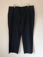 Fashion Bug dark wash blue trouser pants women size 22W - 1% spandex