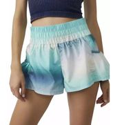 Free People  Movement Cascade Combo Get Your Flirt On Printed Shorts Sz M NWT