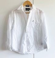 Nautica Poplin White Blouse