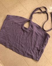 Purple Crop Top